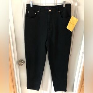 NWT Denim & Co. Black Stretch Jeans Size 16